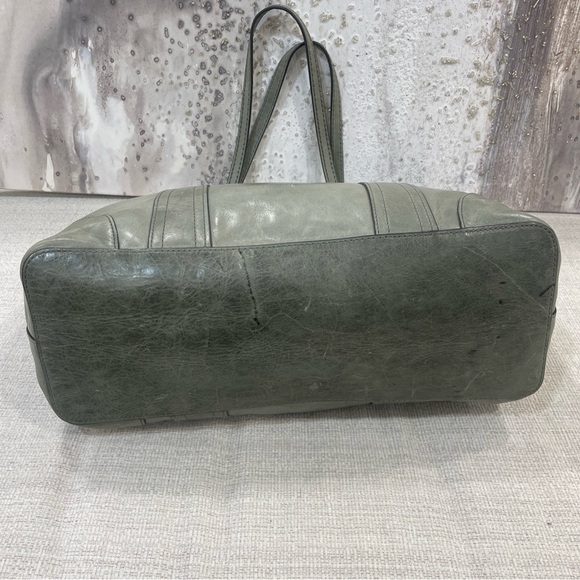💚🩶Frye Melissa Shopper Bag Tote Carryall Shoulder Bag -FERN- $358 - Picture 6 of 15